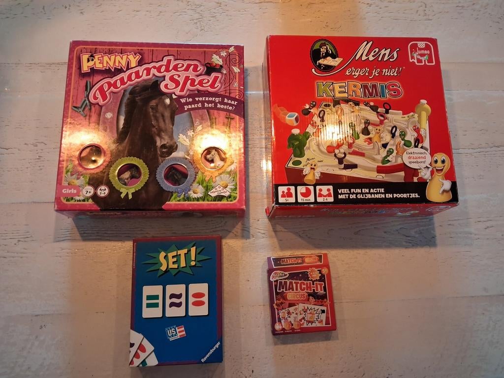 Spellenpakket, Hobby en Vrije tijd, Gezelschapsspellen | Bordspellen, Gebruikt, Ophalen of Verzenden, Vijf spelers of meer, Jumbo, Ravensburger, US Games Systems