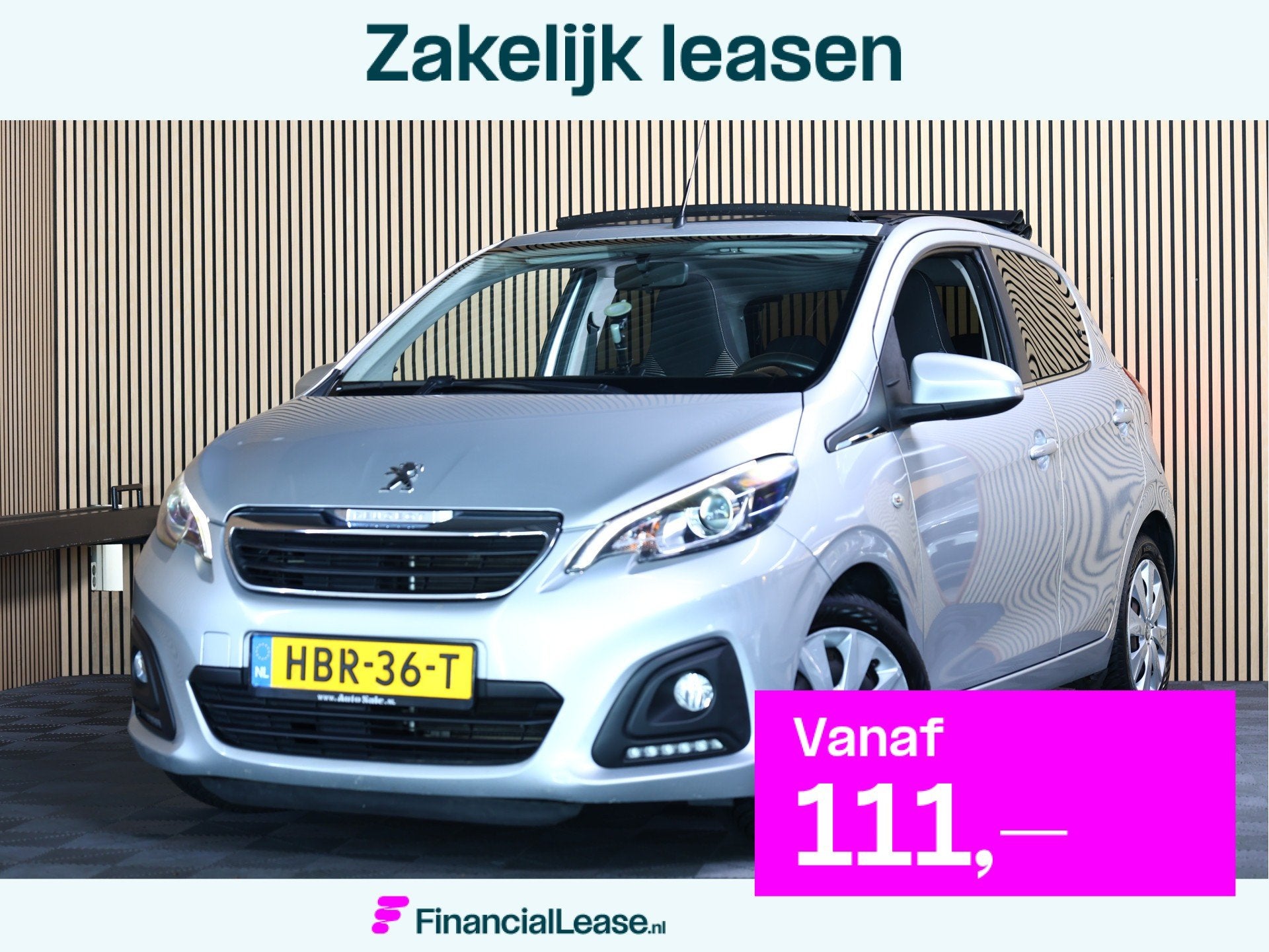 Peugeot 108 1.2 Puretech Allure CABRIO TOP NAVIGATIE CARPLAY, Voorwielaandrijving, Stof, Gebruikt, Euro 6