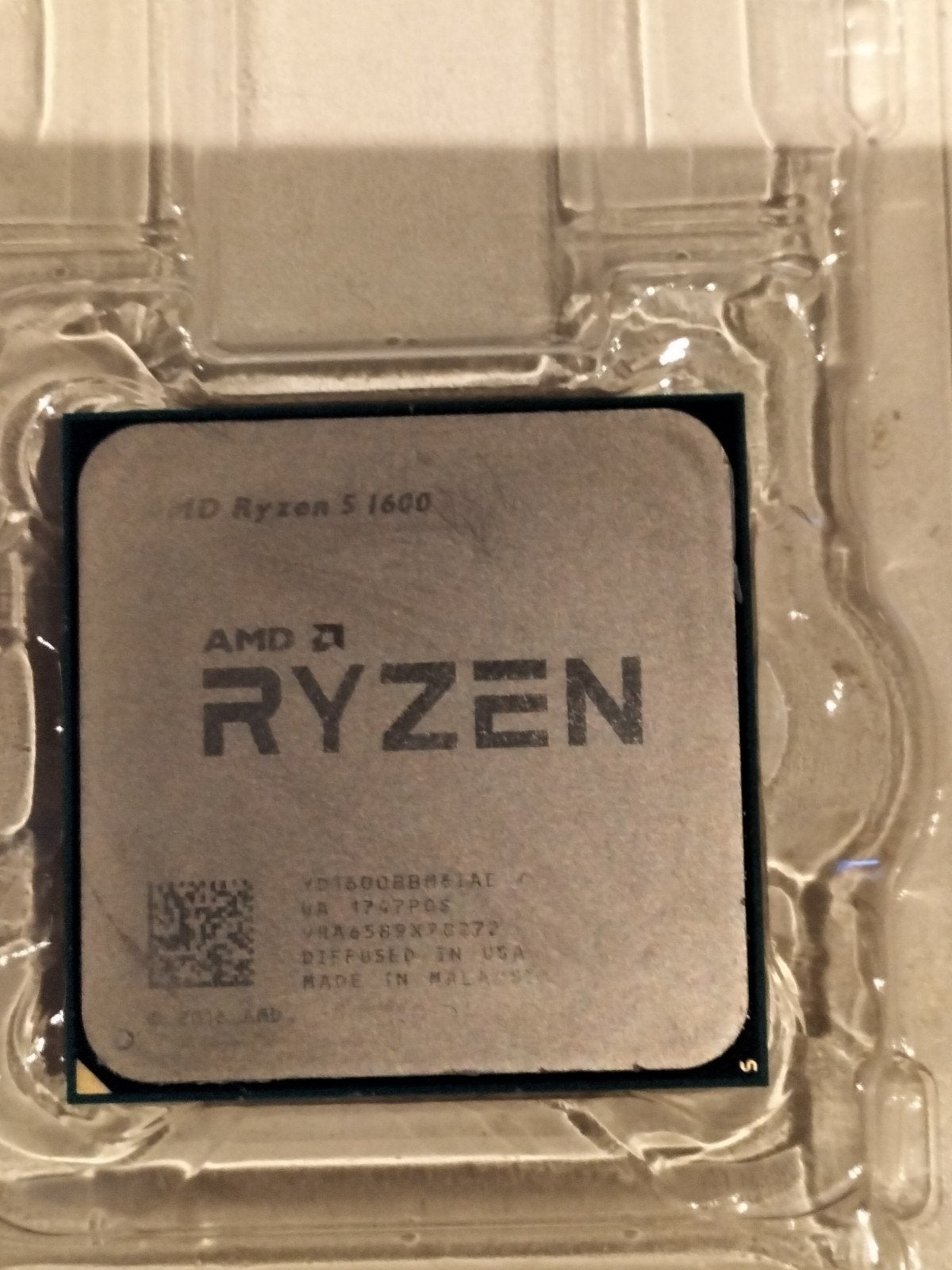 Ryzen 5 1600, Computers en Software, Ophalen of Verzenden, Zo goed als nieuw, 3 tot 4 Ghz