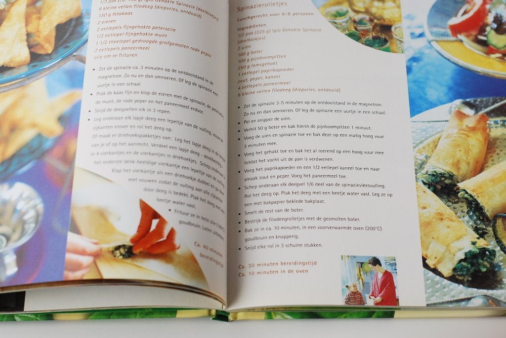 Spinazie! - Kookboek  Iglo 2000, Boeken, Verzenden, Zo goed als nieuw, Gezond koken, Nederland en België