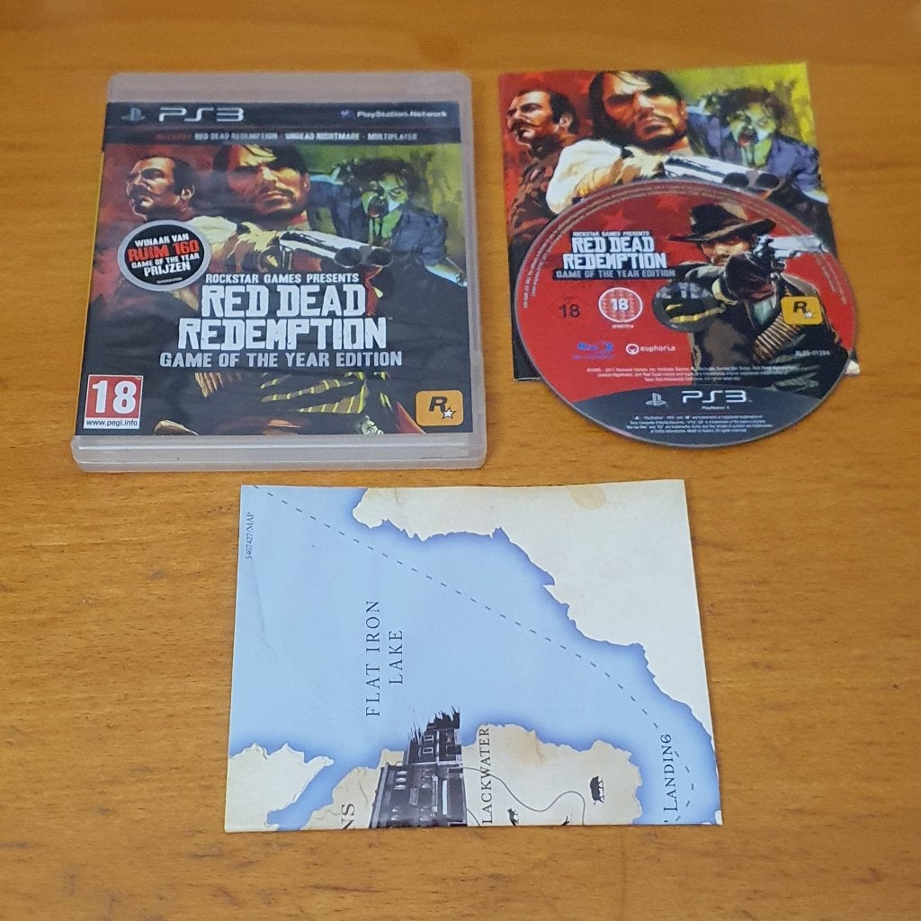 PS3 | Red Dead Redemption met MAP [Game of the Year Edition], Spelcomputers en Games, Games | Sony PlayStation 3, Avontuur en Actie