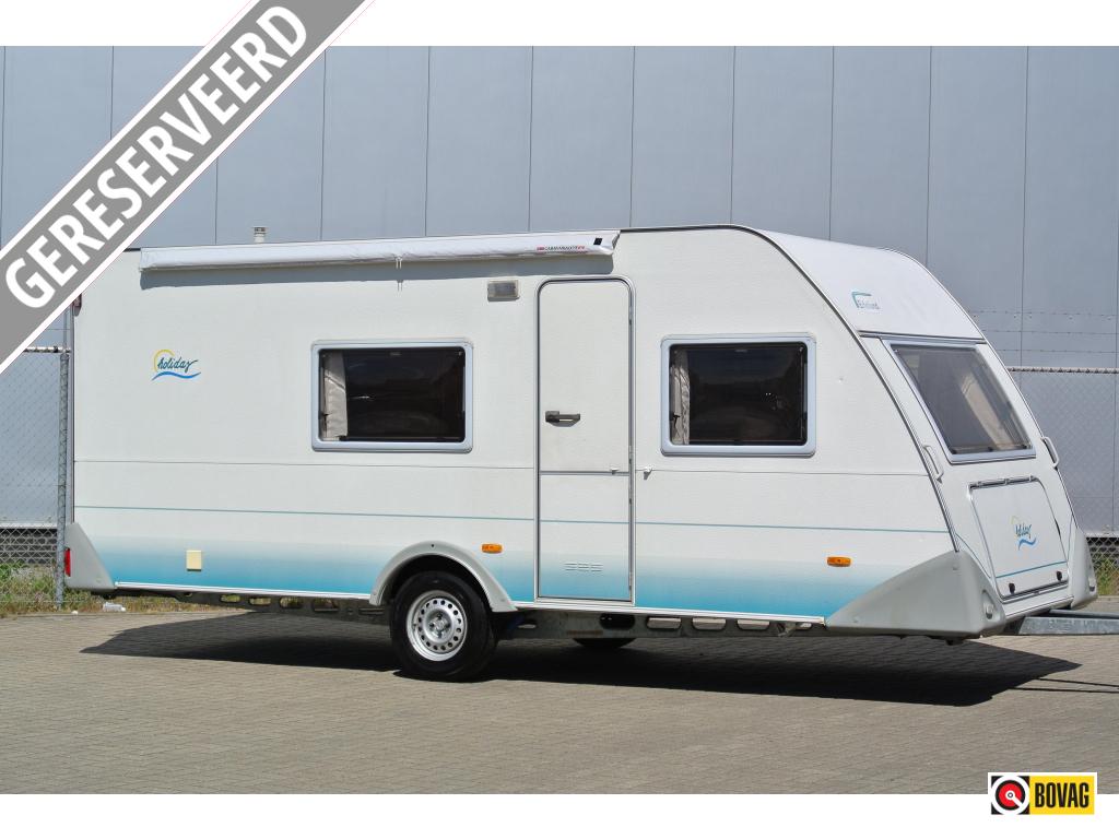 Eifelland Holiday 500 TKM|5Persoons|Stapelbed|Luifel/Voorten, Standaardzit, Bedrijf, 750 - 1000 kg, Eifelland