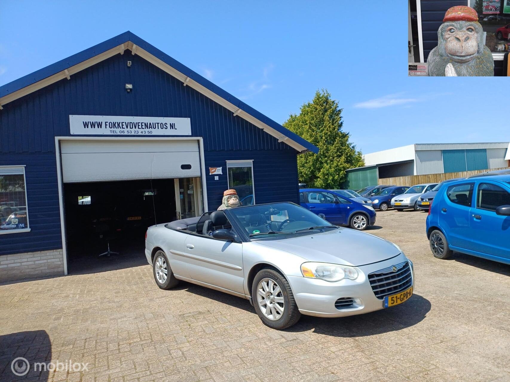 Chrysler Sebring 2.7i V6 Touring Convertible, Gebruikt, Cabriolet, 4 stoelen, Leder