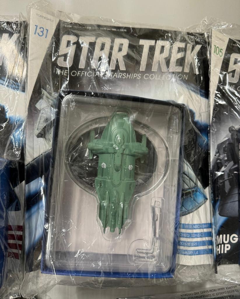 5x Startrek Star Trek Spaceships collection + special issue, Beeldje, Replica of Model, Nieuw, Ophalen of Verzenden, H
