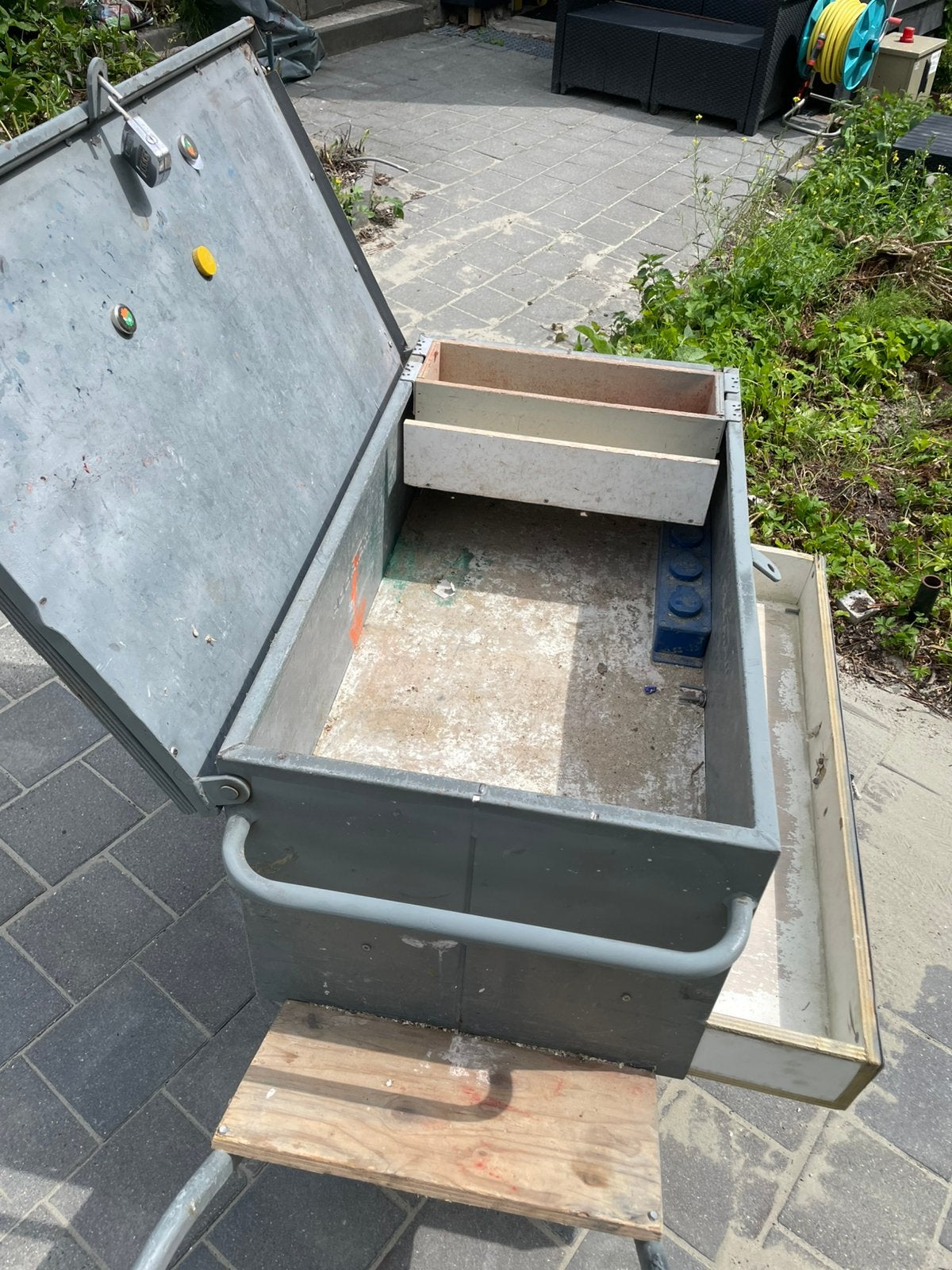 Gereedschap bakwagen, Ophalen, Gebruikt