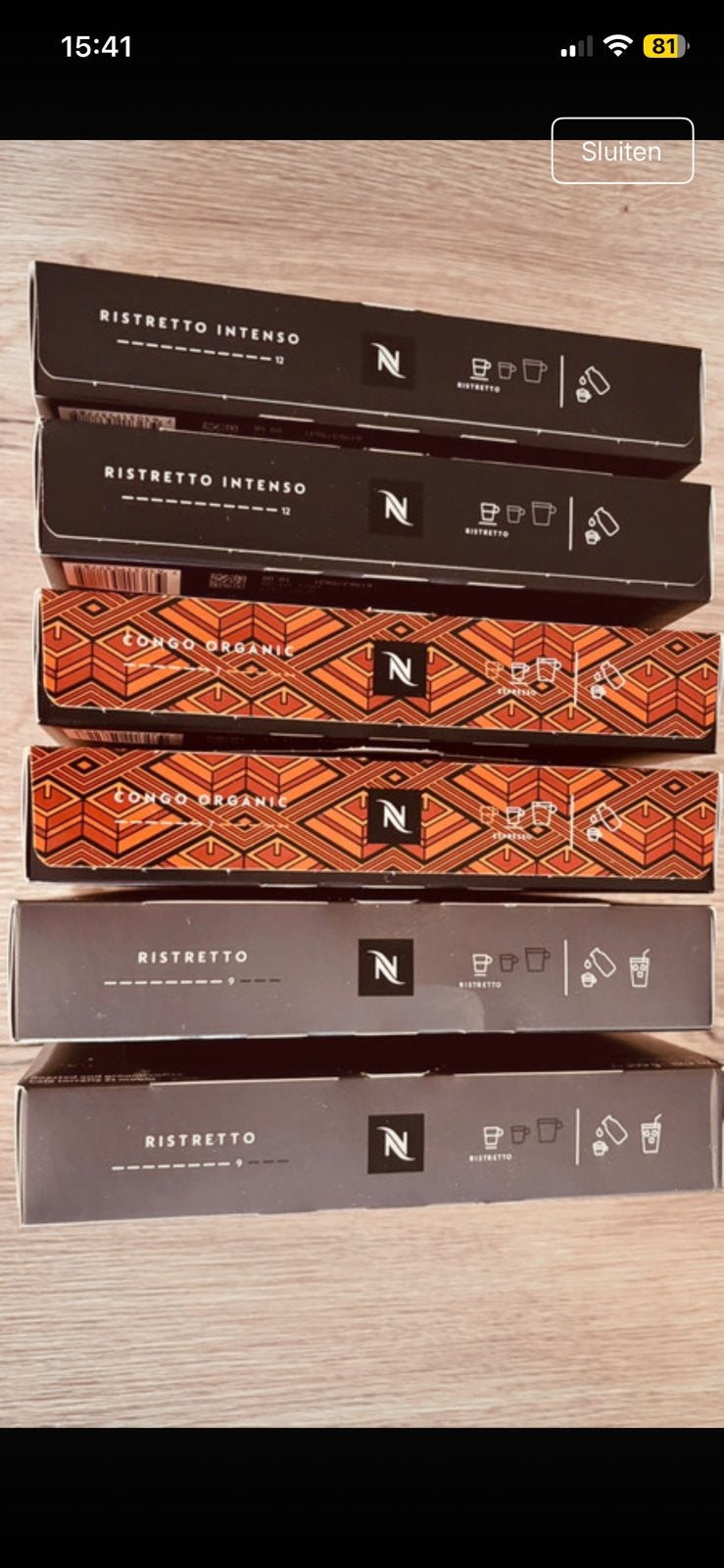 Nespresso zakelijke cups 400 st, Witgoed en Apparatuur, Nespresso, Koffiebonen, Nieuw, Ophalen of Verzenden