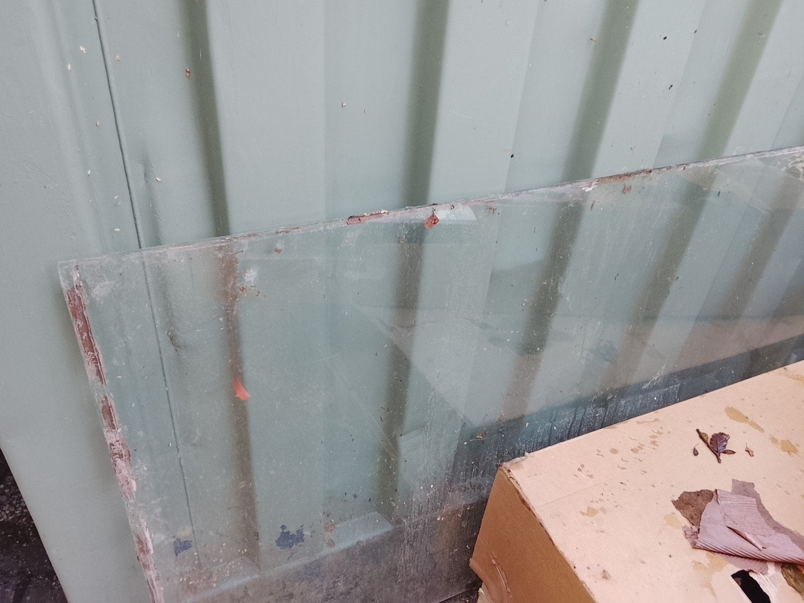 glasplaat gratis vlakglas, Doe-het-zelf en Verbouw, Glas en Ramen, Ophalen, Minder dan 80 cm, Glasplaat