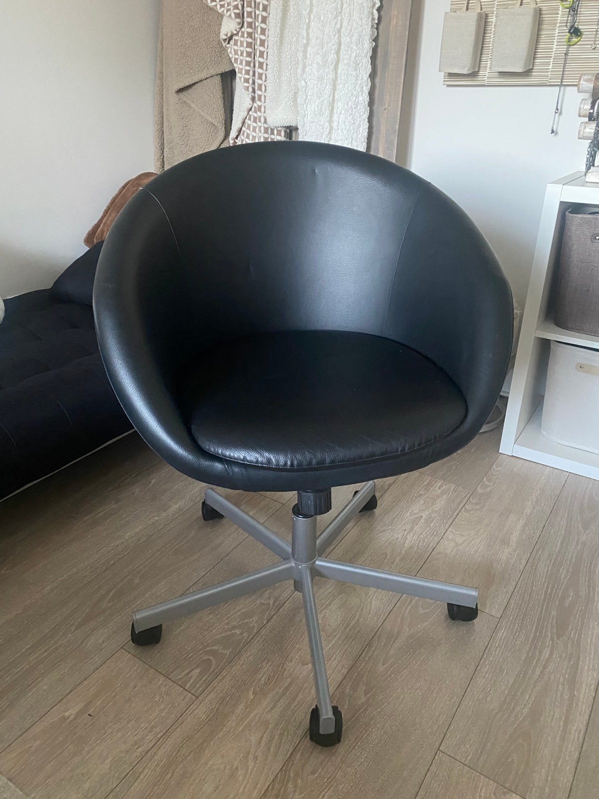 Ikea bureaustoel draaibaar, Ophalen, Gebruikt, Zwart