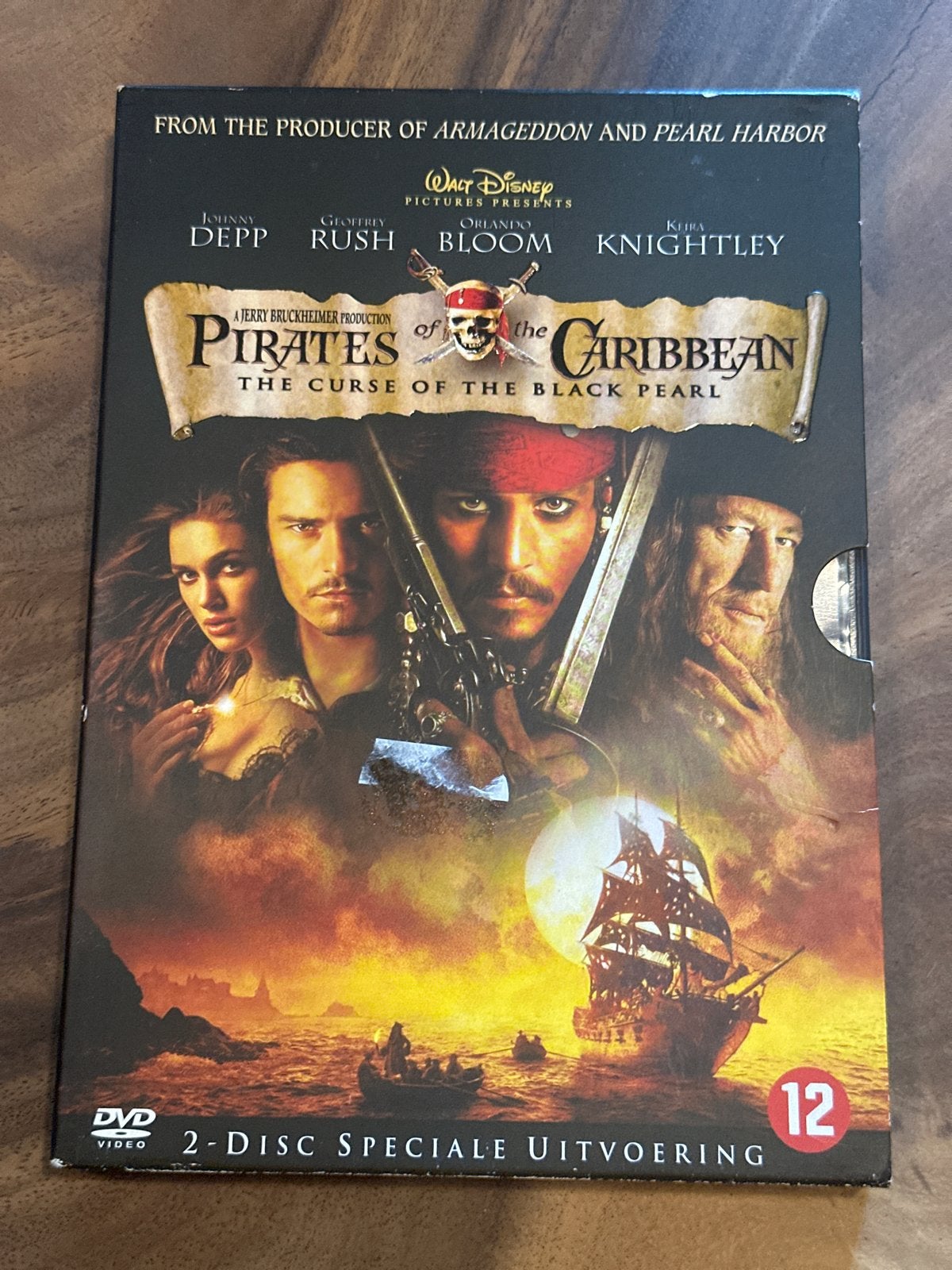 Pirates of the Caribbean: The Curse of the Black Pearl DVD, Nederlands, Ophalen of Verzenden, Vanaf 12 jaar, Gebruikt