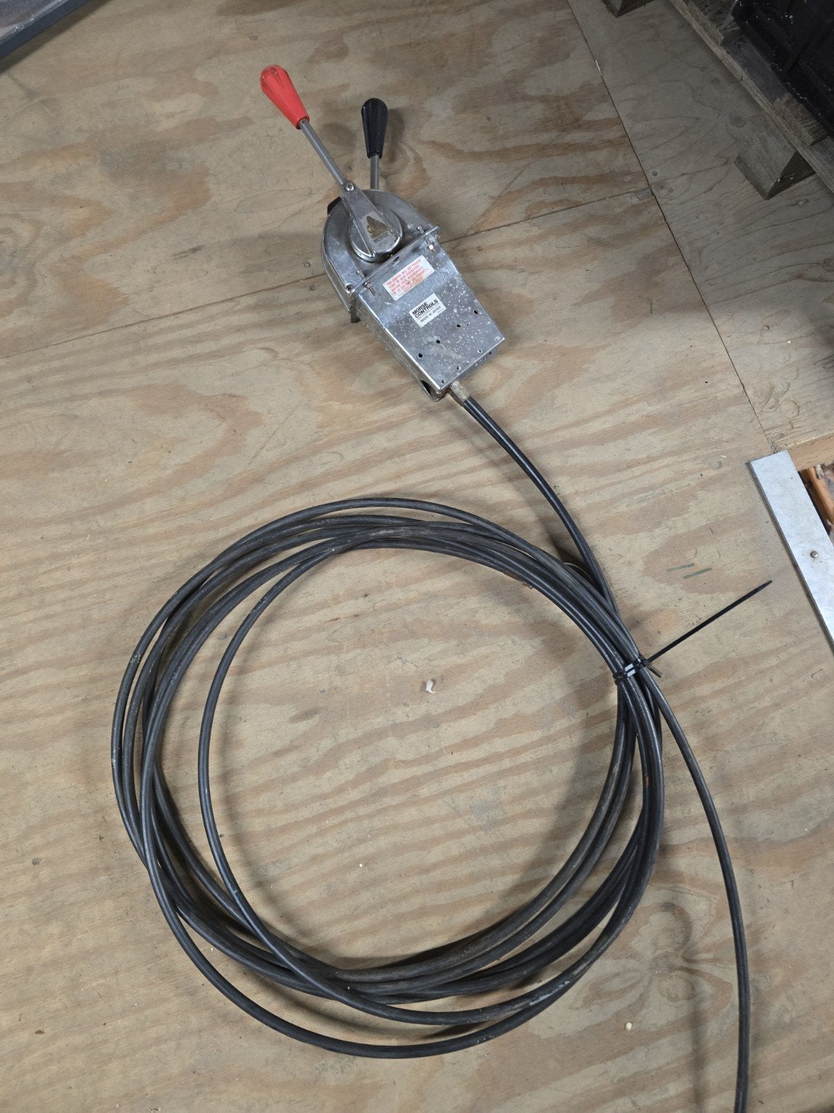 Morse Controls schakelhendel met kabel, Ophalen, Gebruikt, Motor en Techniek