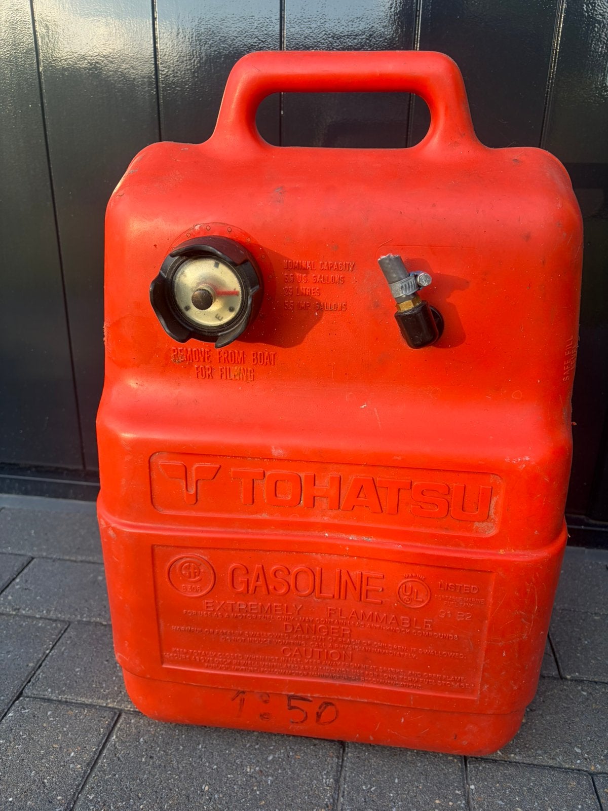 Brandstoftank boot 25 liter, Watersport en Boten, Ophalen, Gebruikt, Motor en Techniek, Motorboot