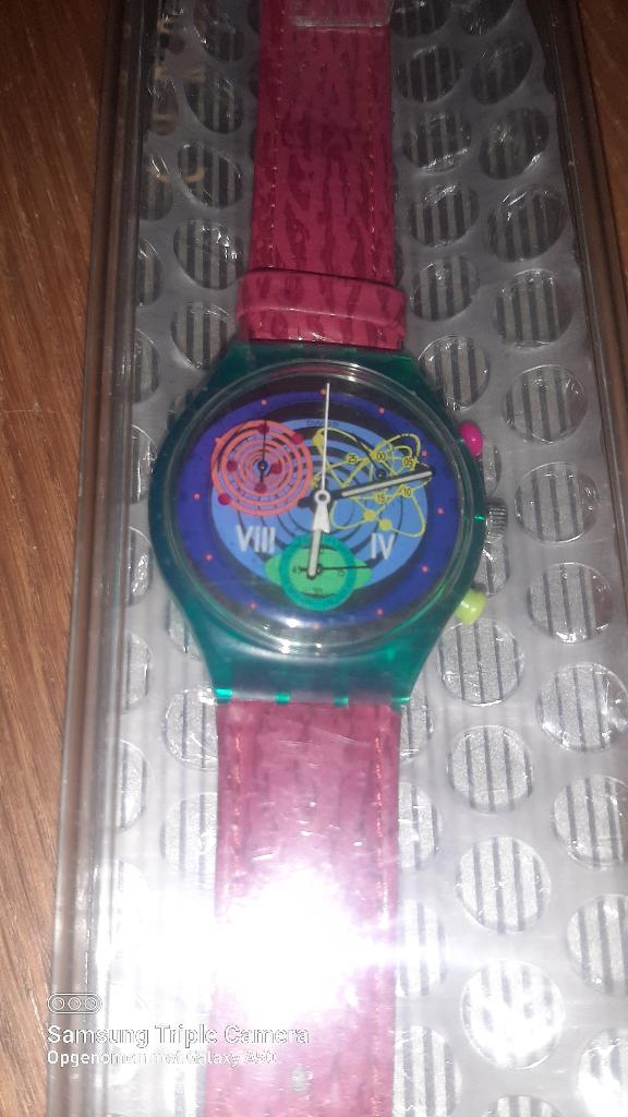 Vintage swatch horloge, Ophalen, Kunststof, Polshorloge, Swatch