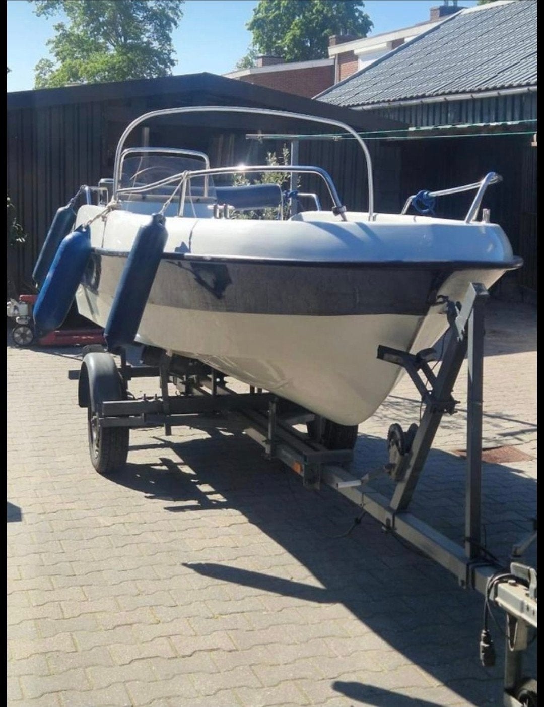 Aurelia 415 Sport Consoleboot met Honda 8pk buitenboordmotor, Ophalen, Overige merken, Gebruikt, Viertaktmotor