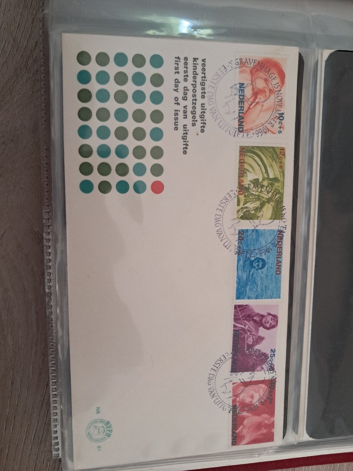 Eerste Dag Uitgifte Kinderpostzegels 1966 Nederland, Ophalen of Verzenden