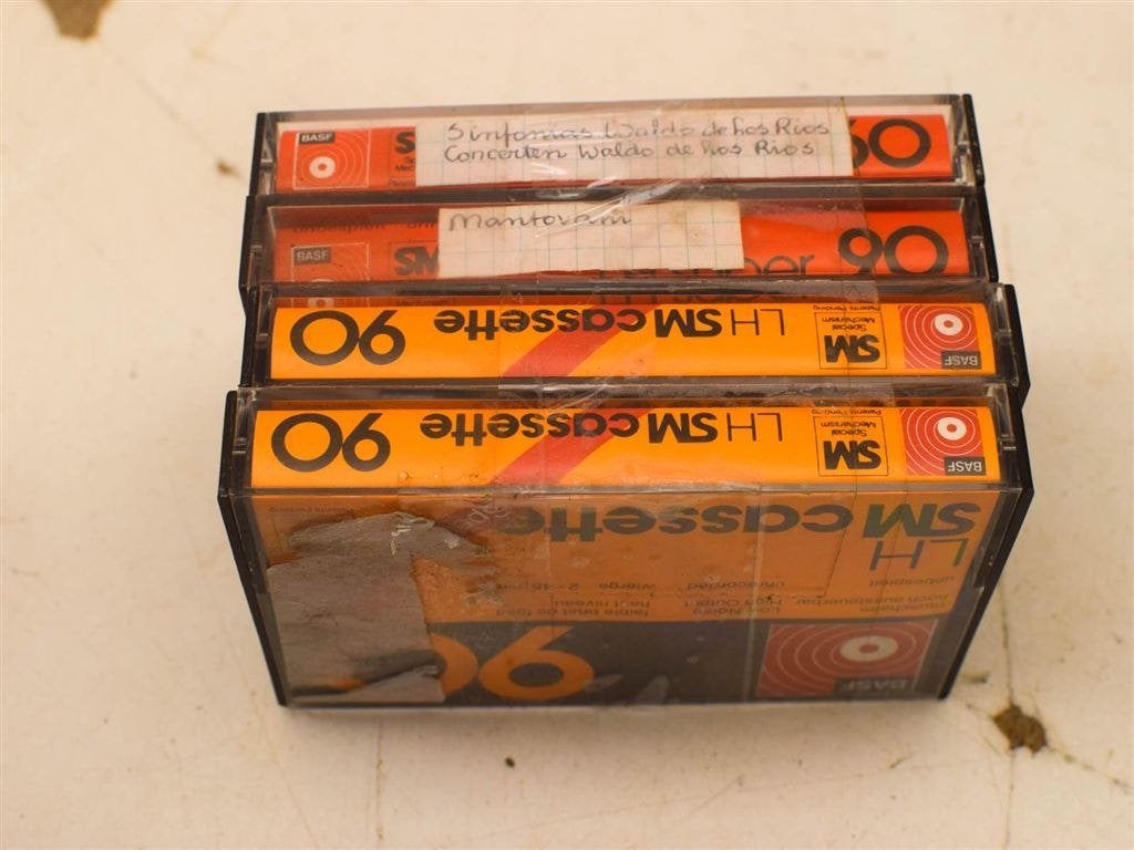 4 stuks Basf Cassettebandjes 51576, Ophalen of Verzenden, Gebruikt, Overige genres, 1 bandje