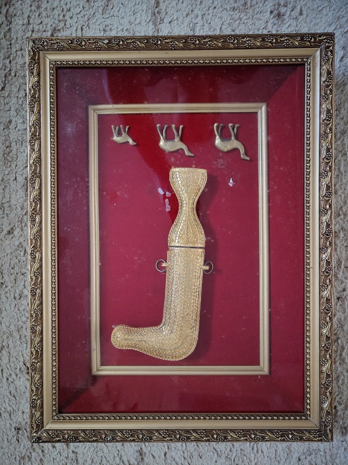 Islamitisch kunstwerk (goldplated?) DAGGER, Antiek en Kunst, Ophalen of Verzenden