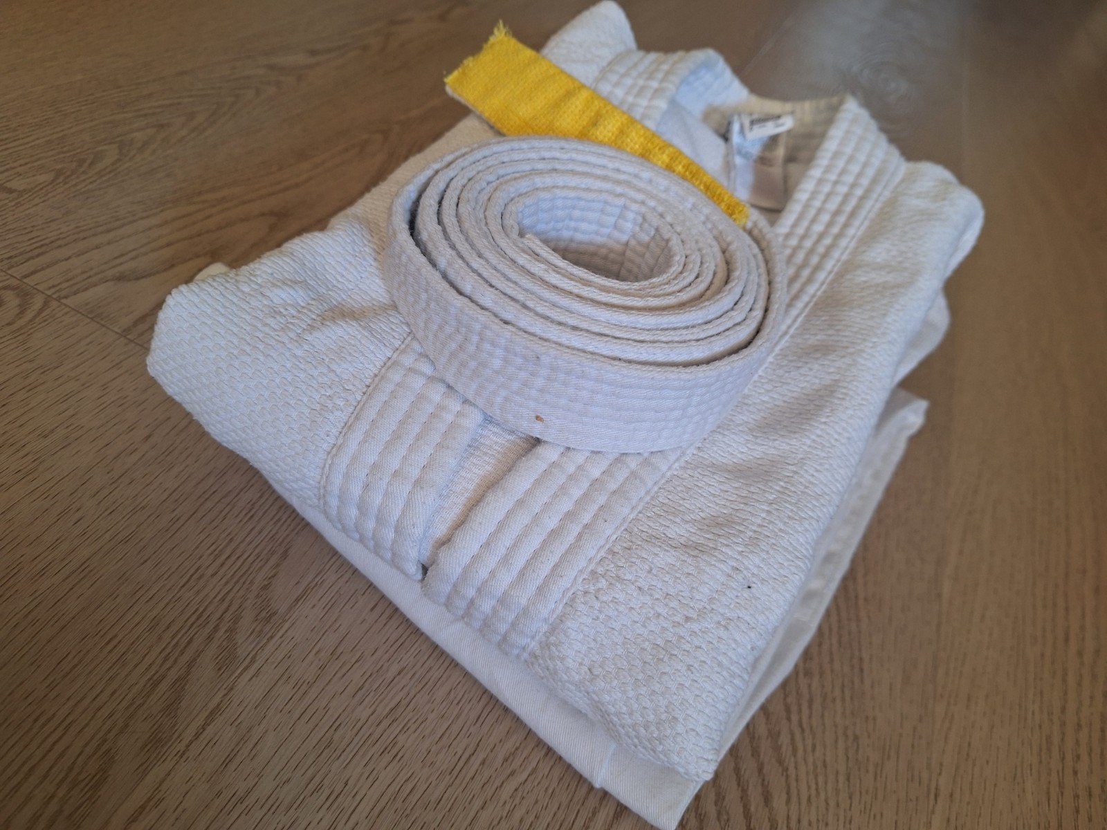 Judopak maat 150 zo goed als nieuw, Sport en Fitness, Vechtsporten en Zelfverdediging, Ophalen, Maat XS of kleiner, Judo, Zo goed als nieuw