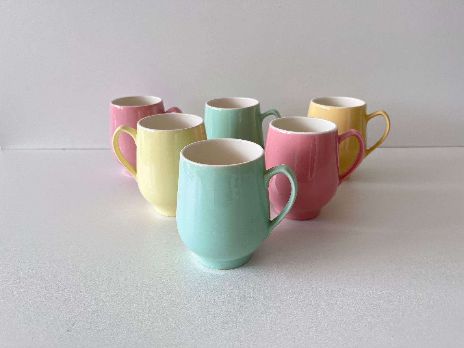Pastel regout bollebuik bekers petrus regout, Ophalen of Verzenden