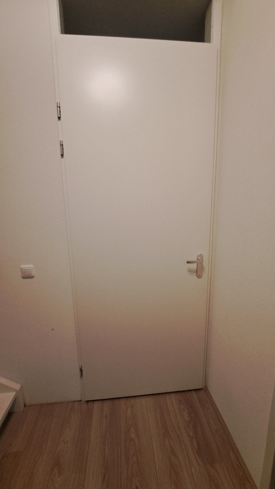 Witte binnendeur met beslag, Doe-het-zelf en Verbouw, Ophalen, Gebruikt, Binnendeur, 200 tot 215 cm