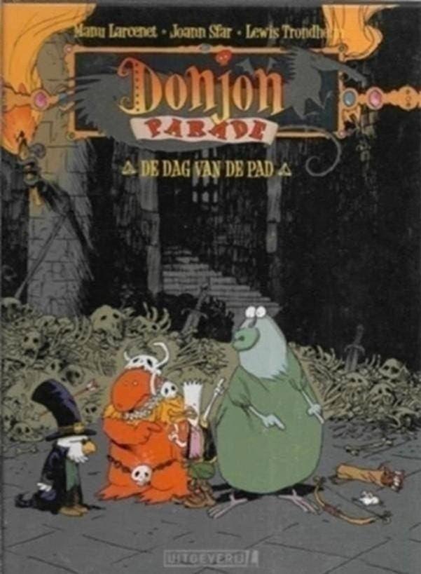 Joann Sfar & Lewis Trondheim Donjon Parade De dag van het pa, Boeken, Stripboeken, Eén stripboek, Ophalen of Verzenden, Zo goed als nieuw
