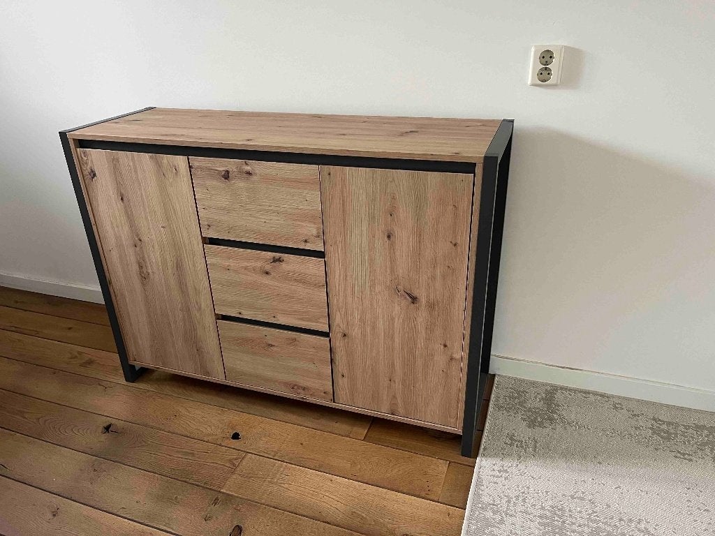 Dressoir Denville Kast 120 cm - Zo goed als nieuw, Ophalen, Zo goed als nieuw, 25 tot 50 cm, 100 tot 150 cm