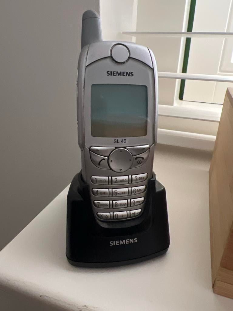 Siemens SL45 met originele dockingstation – retro klassieker, Telecommunicatie, Ophalen, Gebruikt, Klassiek of Candybar, Zonder simlock
