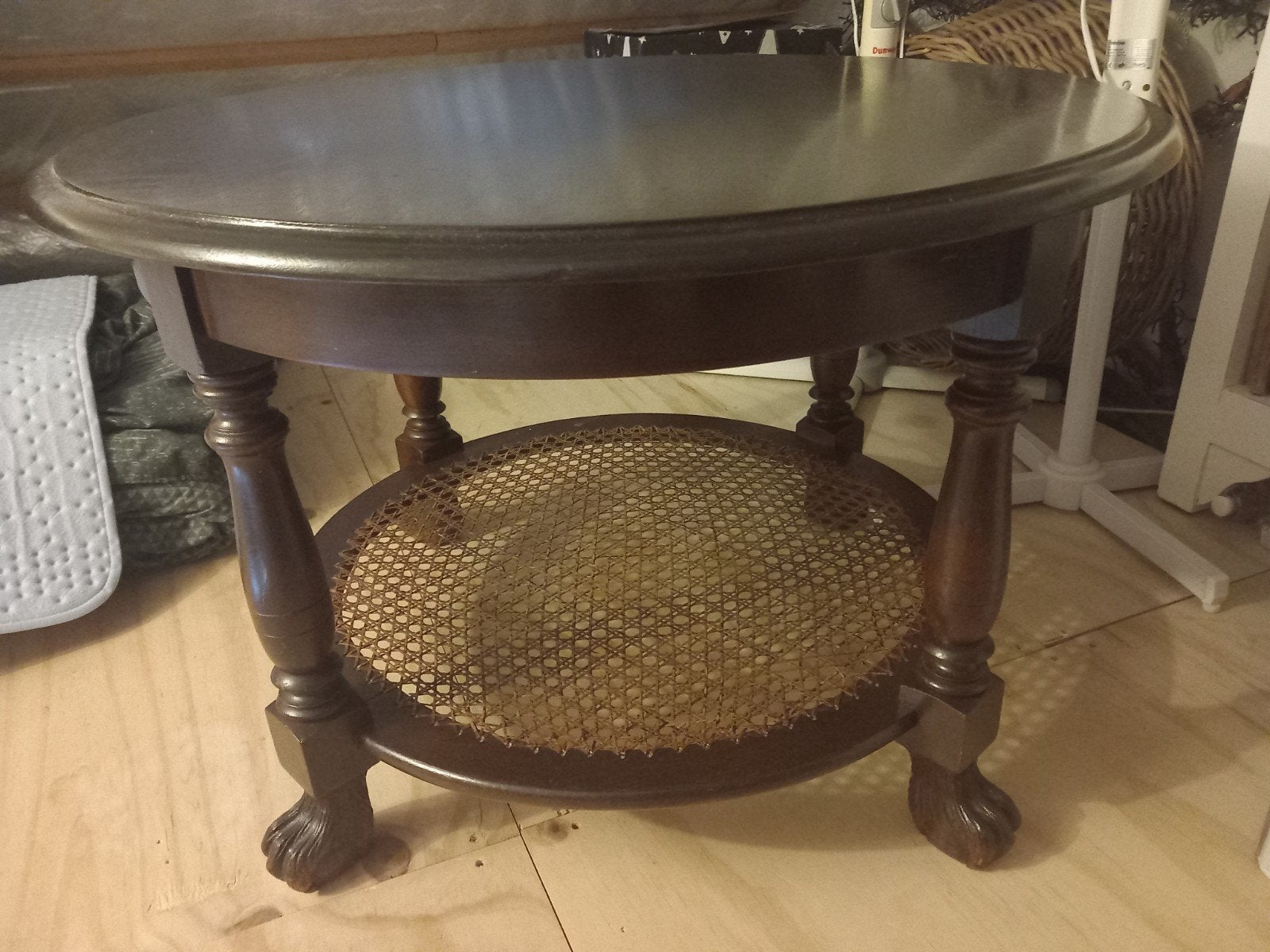 salon tafel, Ophalen