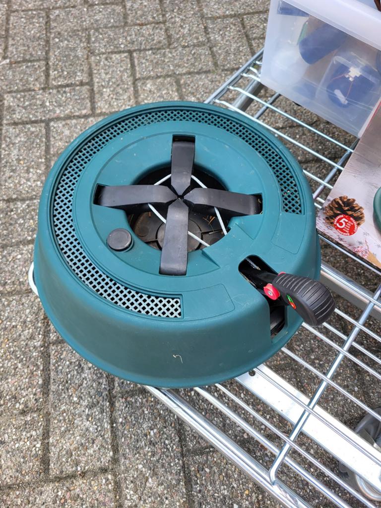 Standaard voor kerstboom met watermeter, Ophalen of Verzenden
