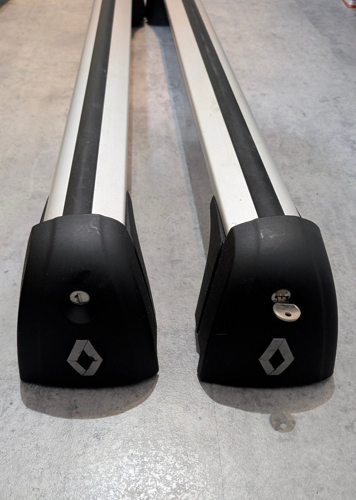 originele dakdragers Renault Talisman, Ophalen