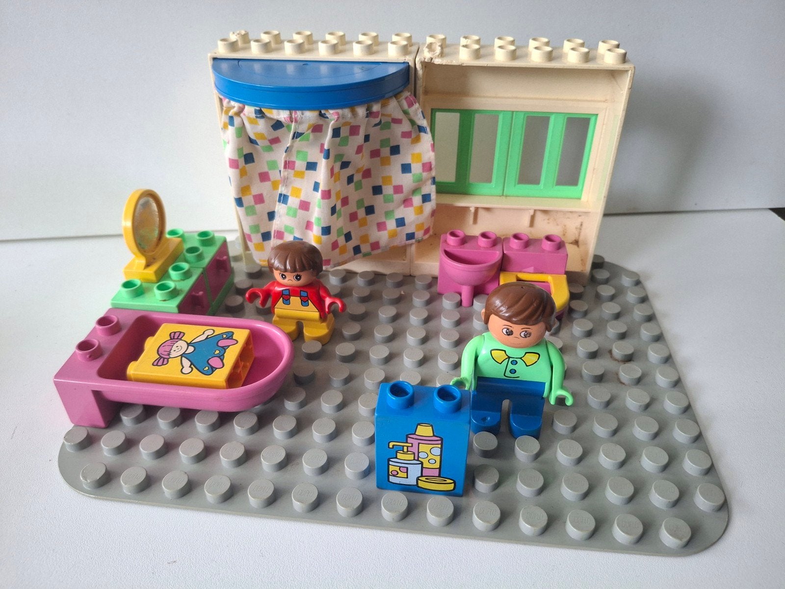 Duplo 2789. Badkamer met grondplaat/bouwplaat., Ophalen of Verzenden, Gebruikt, Duplo