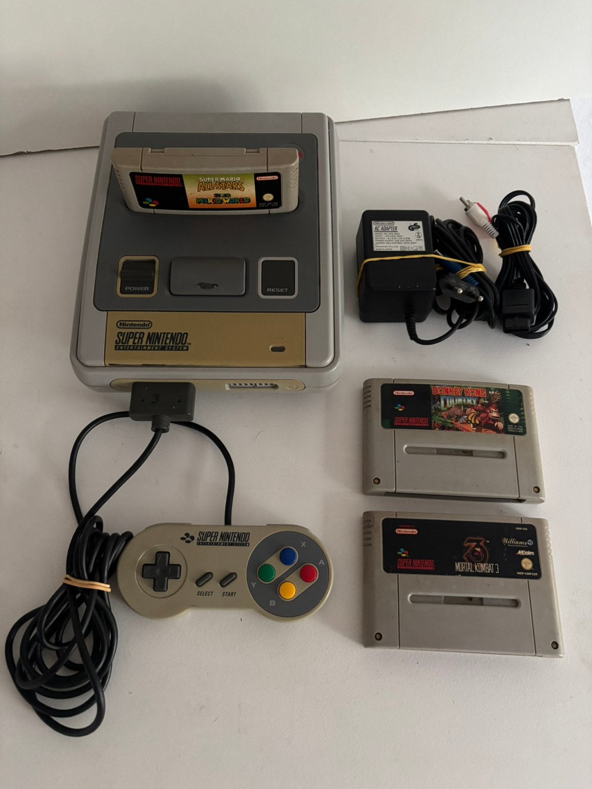 Super nintendo, Ophalen of Verzenden, Gebruikt, Met 1 controller, Met games