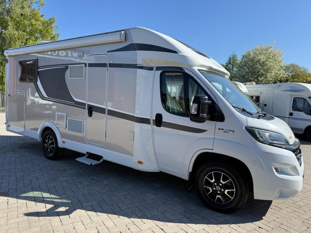 Hymer Carado Gold T477 Enkele Bedden Hefbed Euro 6 Automaat, Automaat, Fiat, Bedrijf, Diesel