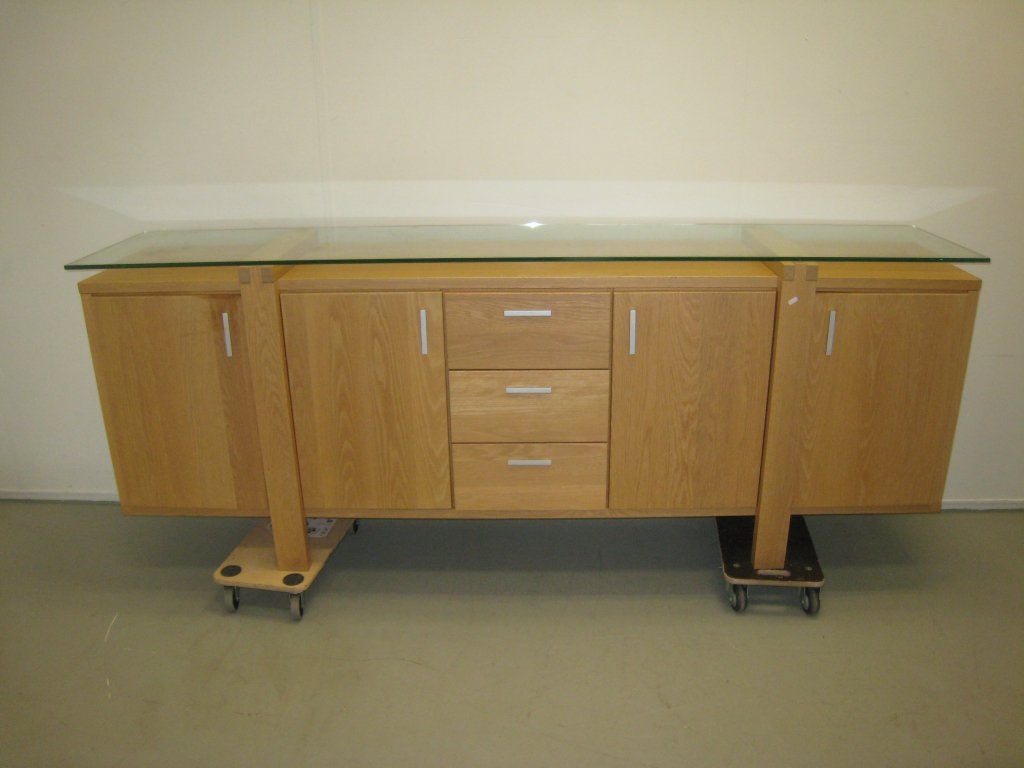 Modern blond eiken dressoir, Niet ingevuld, Gebruikt, Niet ingevuld, Niet ingevuld