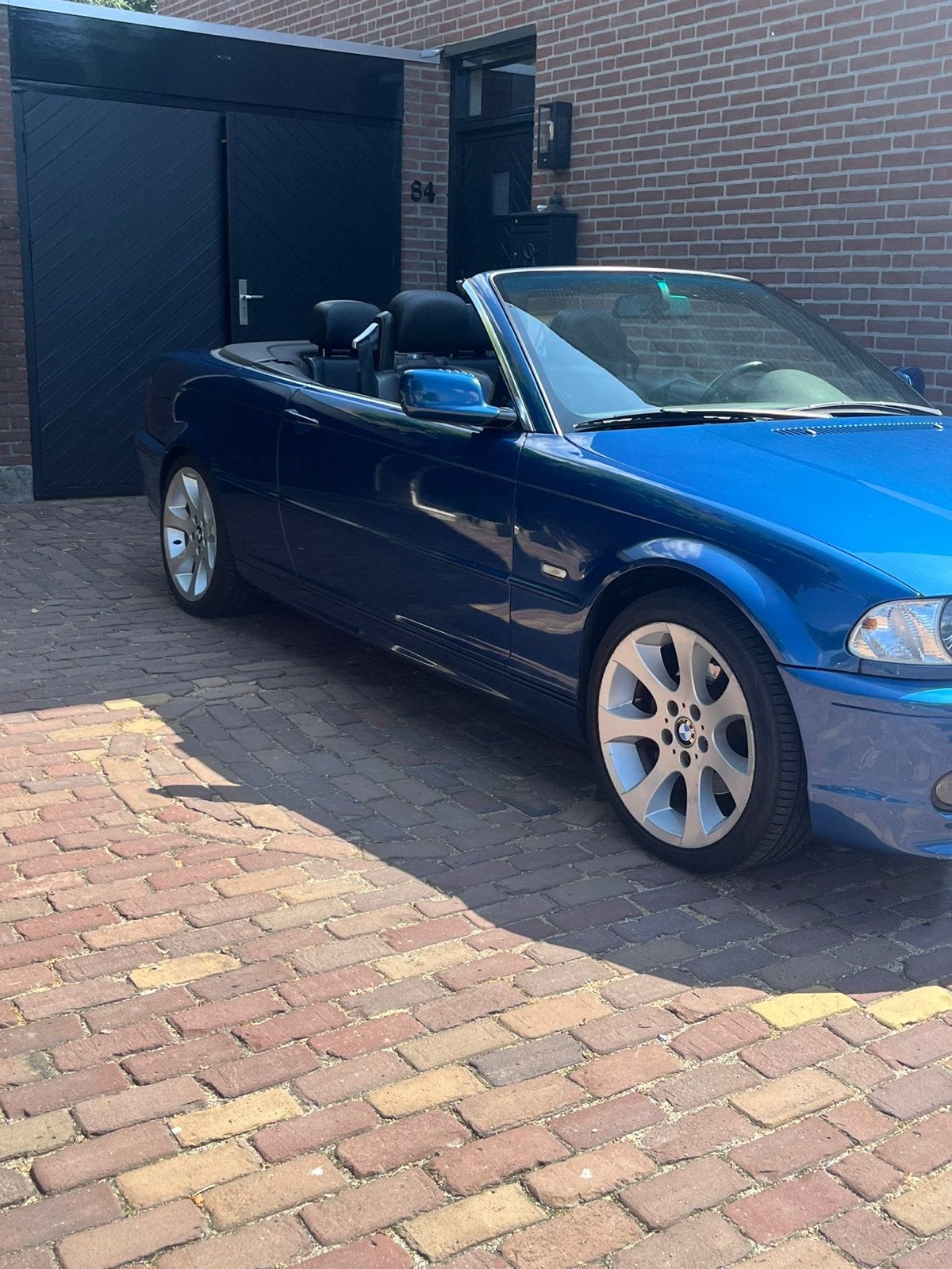 BMW 325 CI FULL OPTION AUTOMAAT  MET HARDTOP, Automaat, Zwart, Blauw, Leder