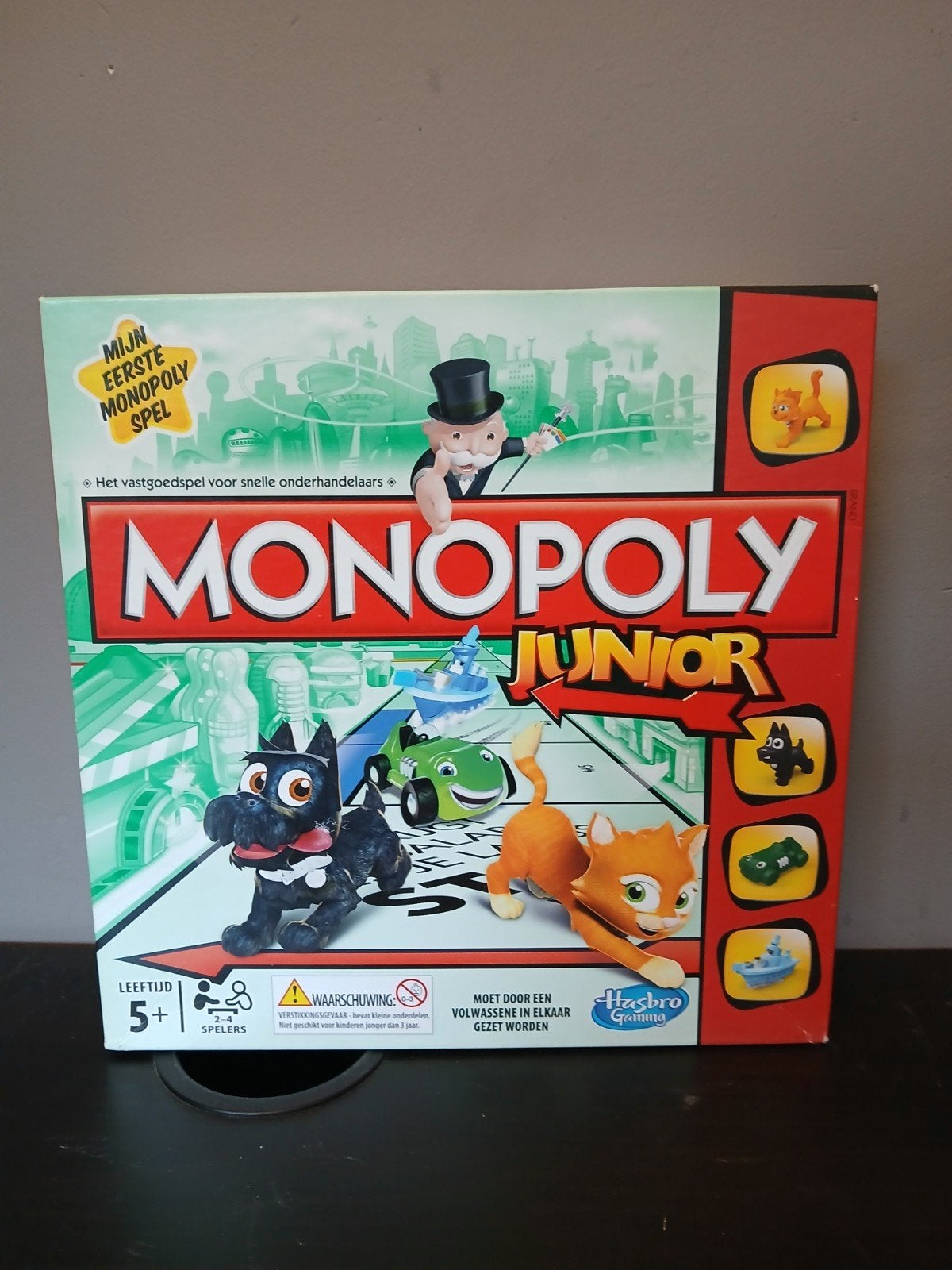 Monopoly Junior - Mijn Eerste Monopoly Spel (Volledig), Een of twee spelers, Ophalen, Gebruikt, Hasbro Gaming