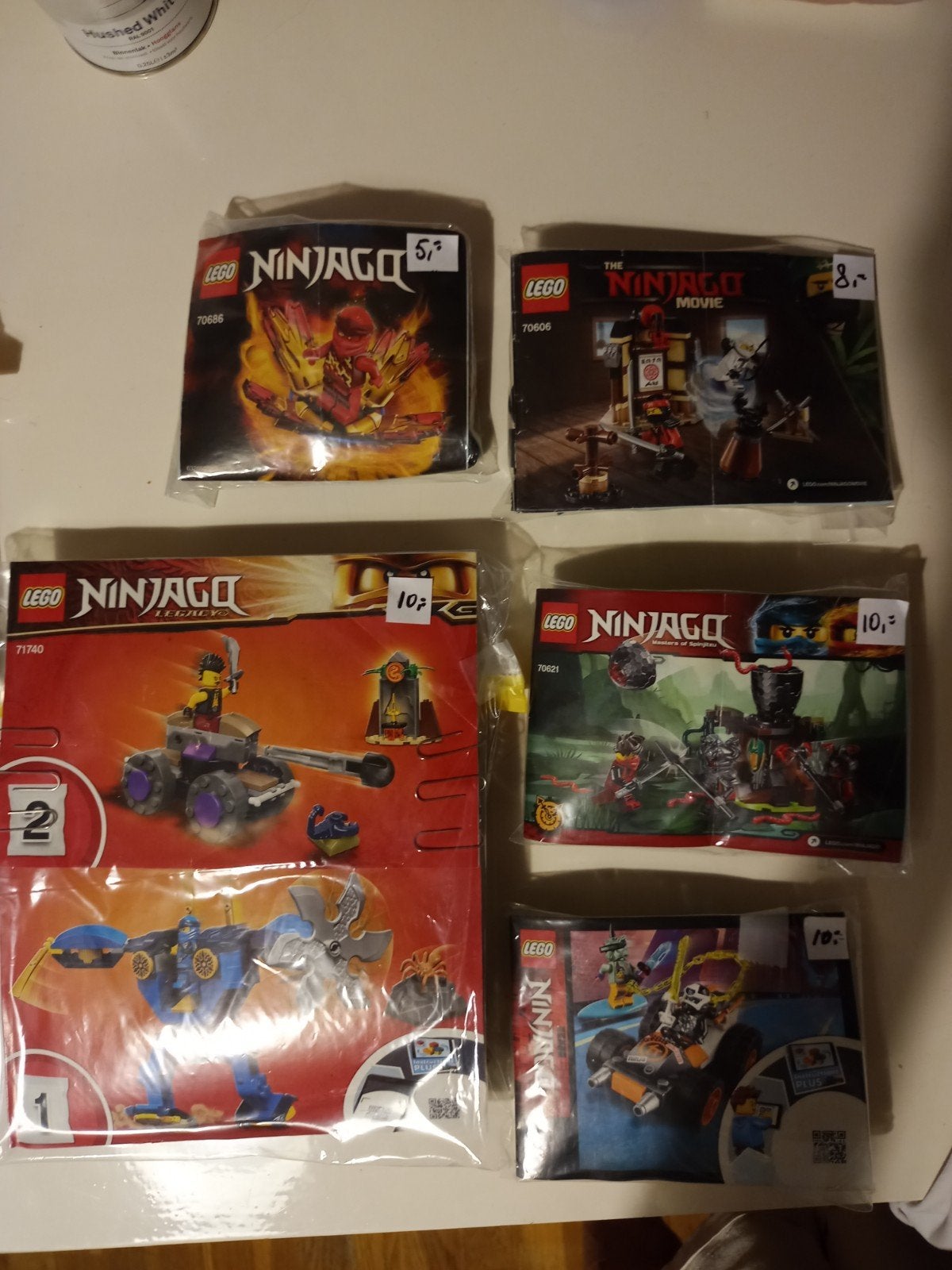 Lego Ninjago 71740 71706 70621 70606 70686, Avontuur en Actie, Ophalen of Verzenden, Zo goed als nieuw, 3 spelers of meer