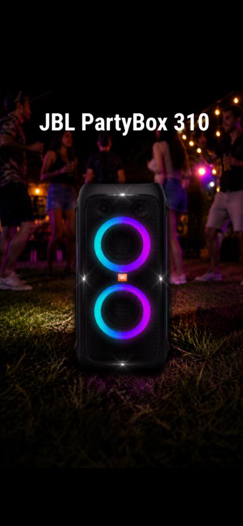 JBL PartyBox 310 Huren, Audio, Tv en Foto, Luidsprekers, Ophalen of Verzenden, 120 watt of meer, Center speaker, JBL