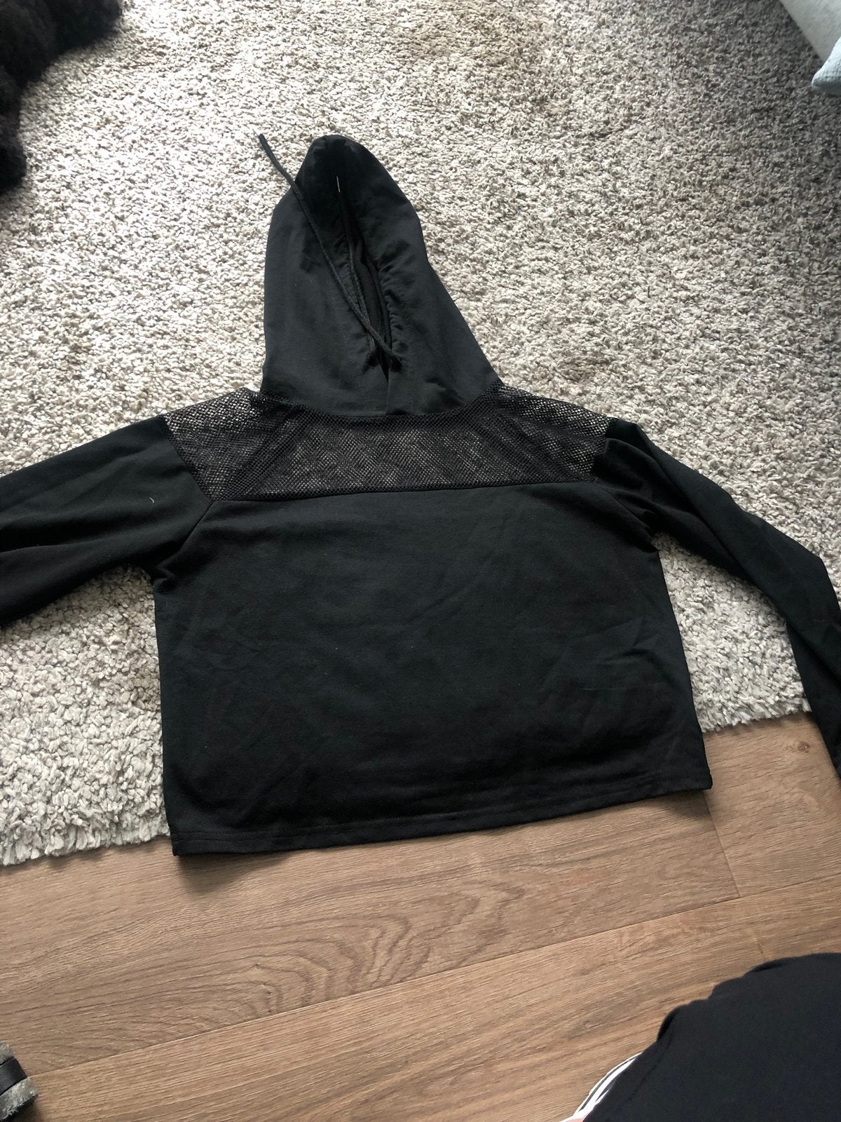 Shein Zwart Gaas Top Maat S, Ophalen of Verzenden, Maat 36 (S), Zwart, Lange mouw