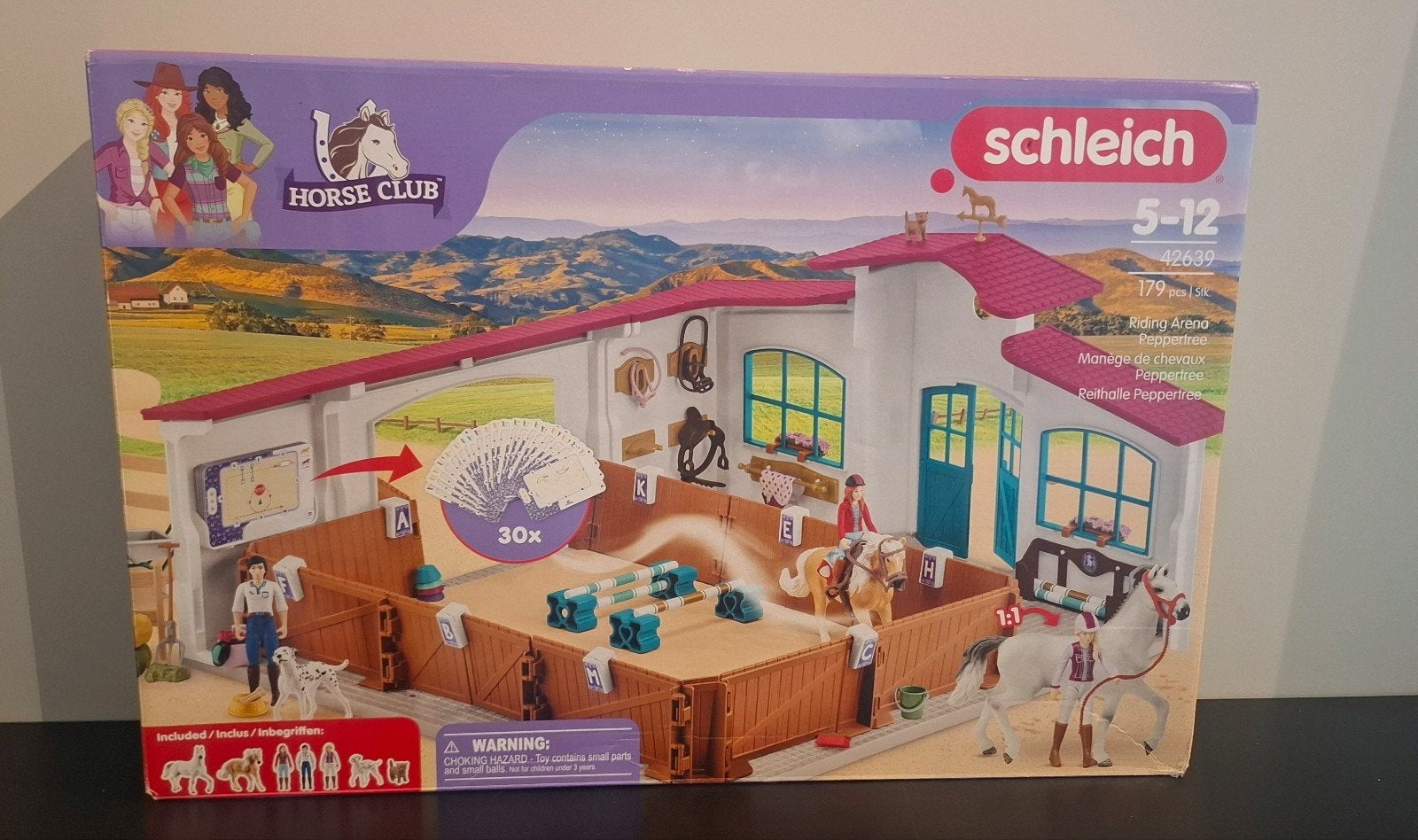 Schleich horse club rijhal 42639, Ophalen of Verzenden, Zo goed als nieuw