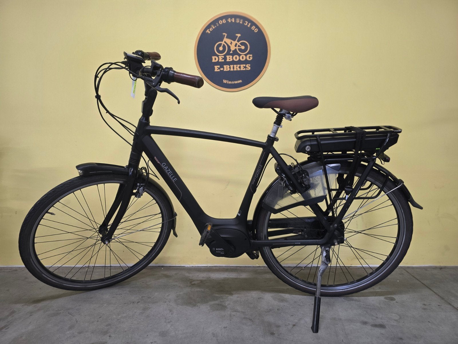 gazelle orange c8 elektrische herenfiets, Ophalen, Gebruikt, Nvt, 51 tot 55 cm