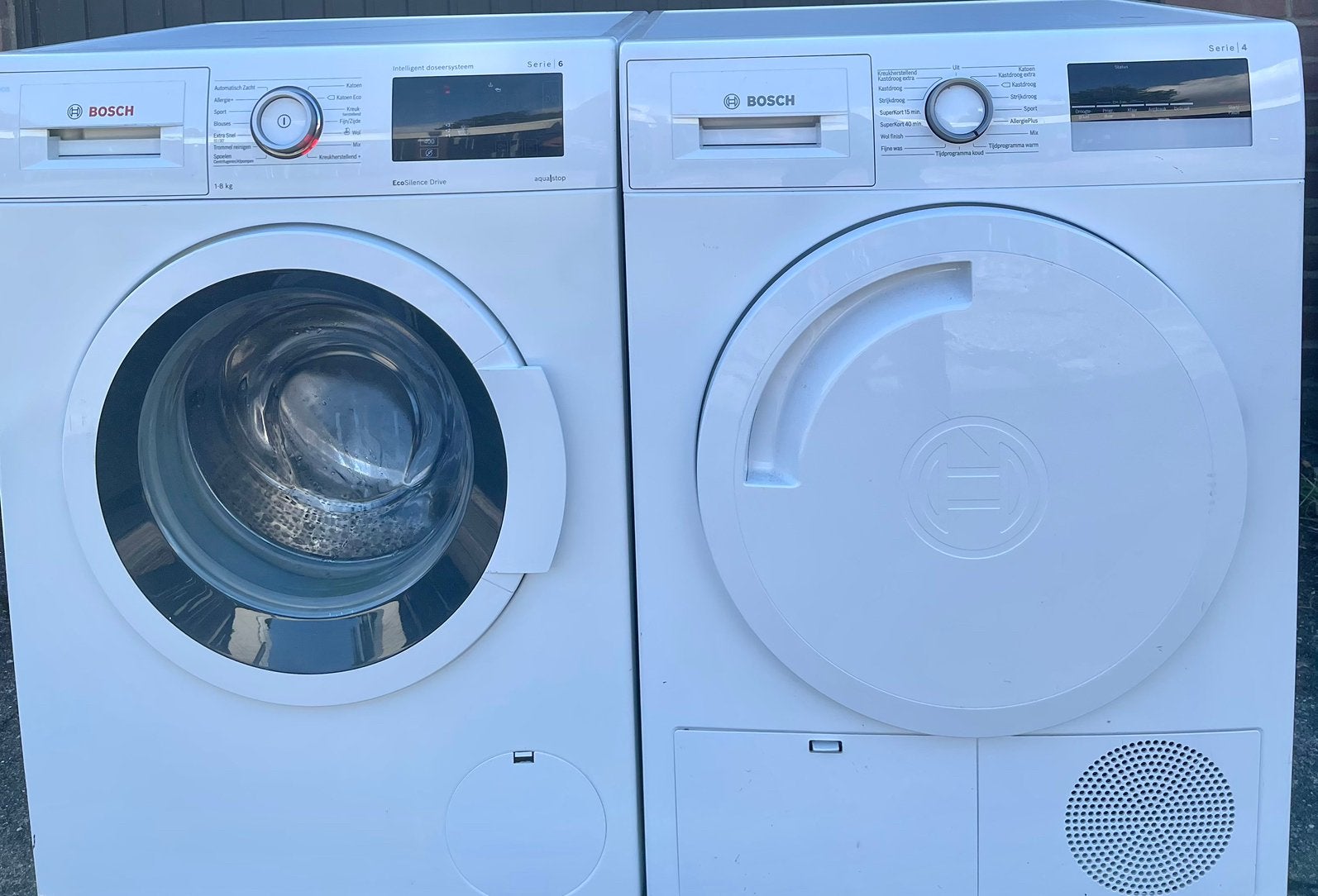 Mooie,Bosch I-DOS Wasmachine 8KG Condensdroger Serie4 8KG !