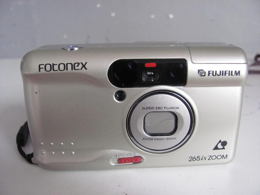 Fujifilm fotonex 265ixZoom Werkt op cr123 A 3v batterij, Ophalen of Verzenden, Zo goed als nieuw, Compact, Fuji