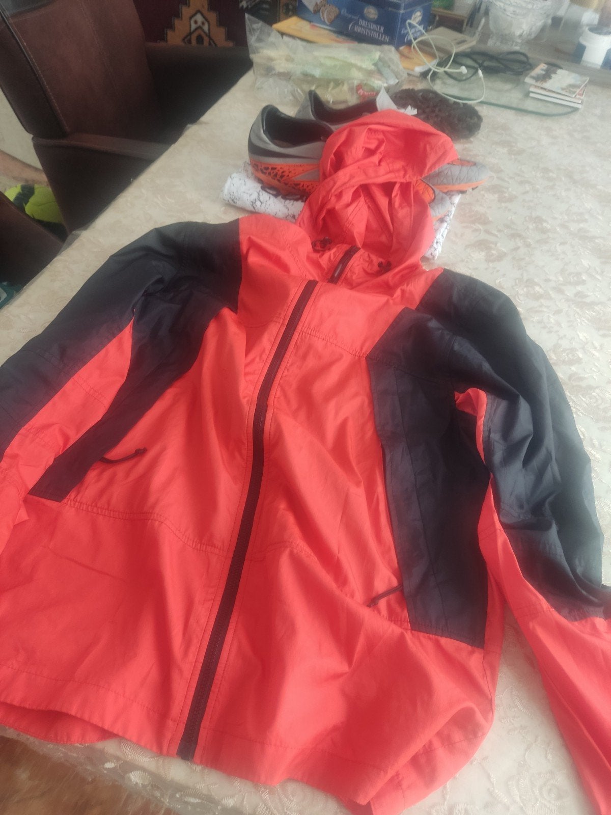 The North Face Jas Maat S - Oranje/Zwart, Ophalen