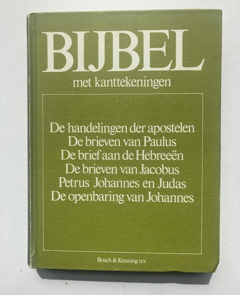 Bijbel met kanttekeningen - Bosch & Keuning n.v., Ophalen of Verzenden, Diverse auteurs