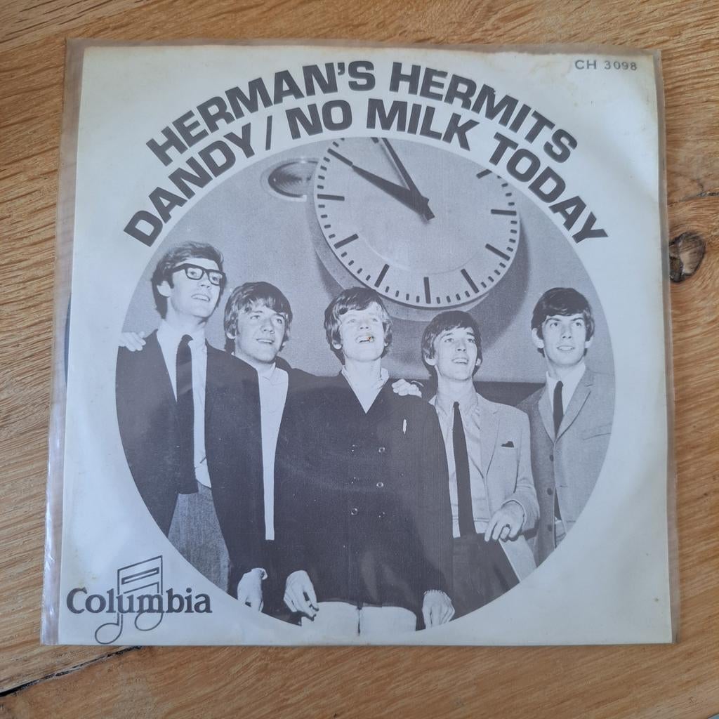 Herman's Hermits - Dandy / No Milk Today (Single 1966), Cd's en Dvd's, Vinyl Singles, Gebruikt, Fotohoes, 7 inch, Single