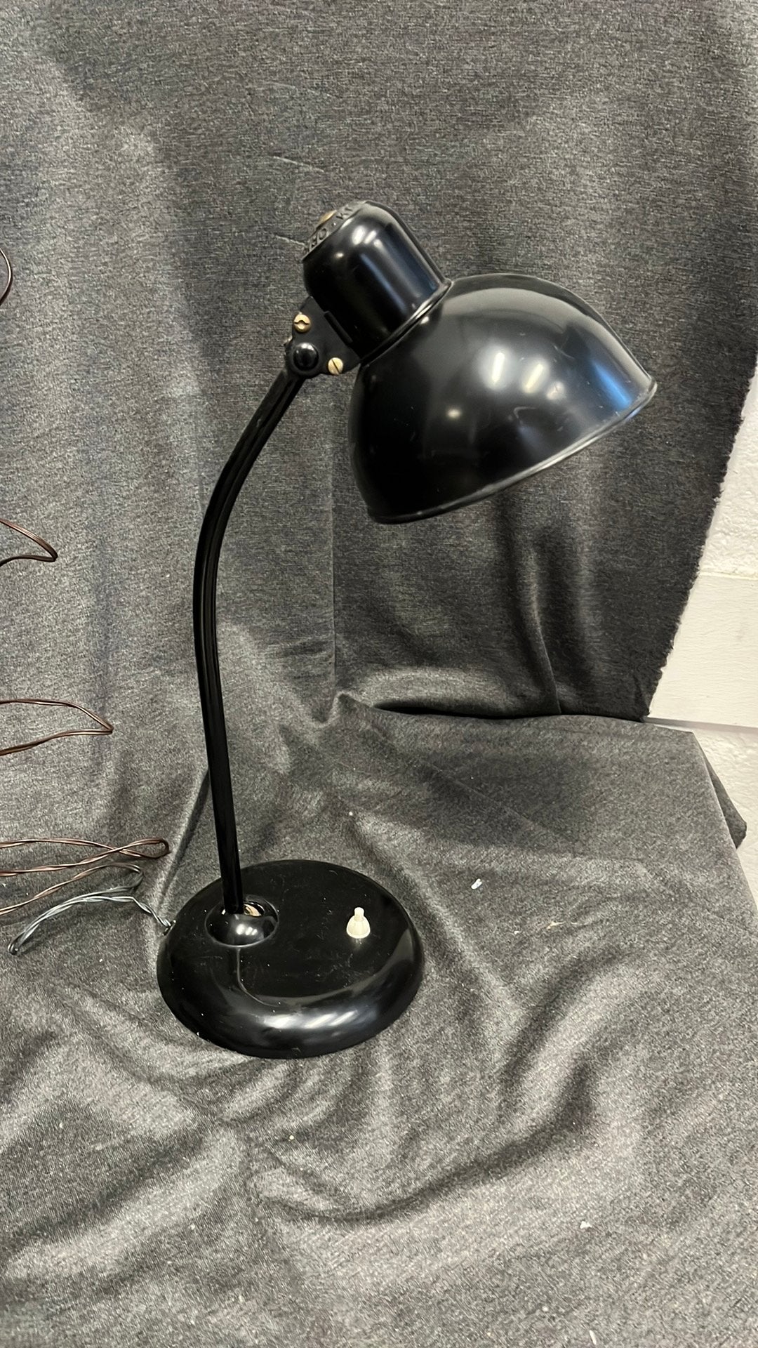 Vintage Bauhaus bureaulamp kaiser idell, Bureaulamp, Overige merken, Vintage, Met schakelaar