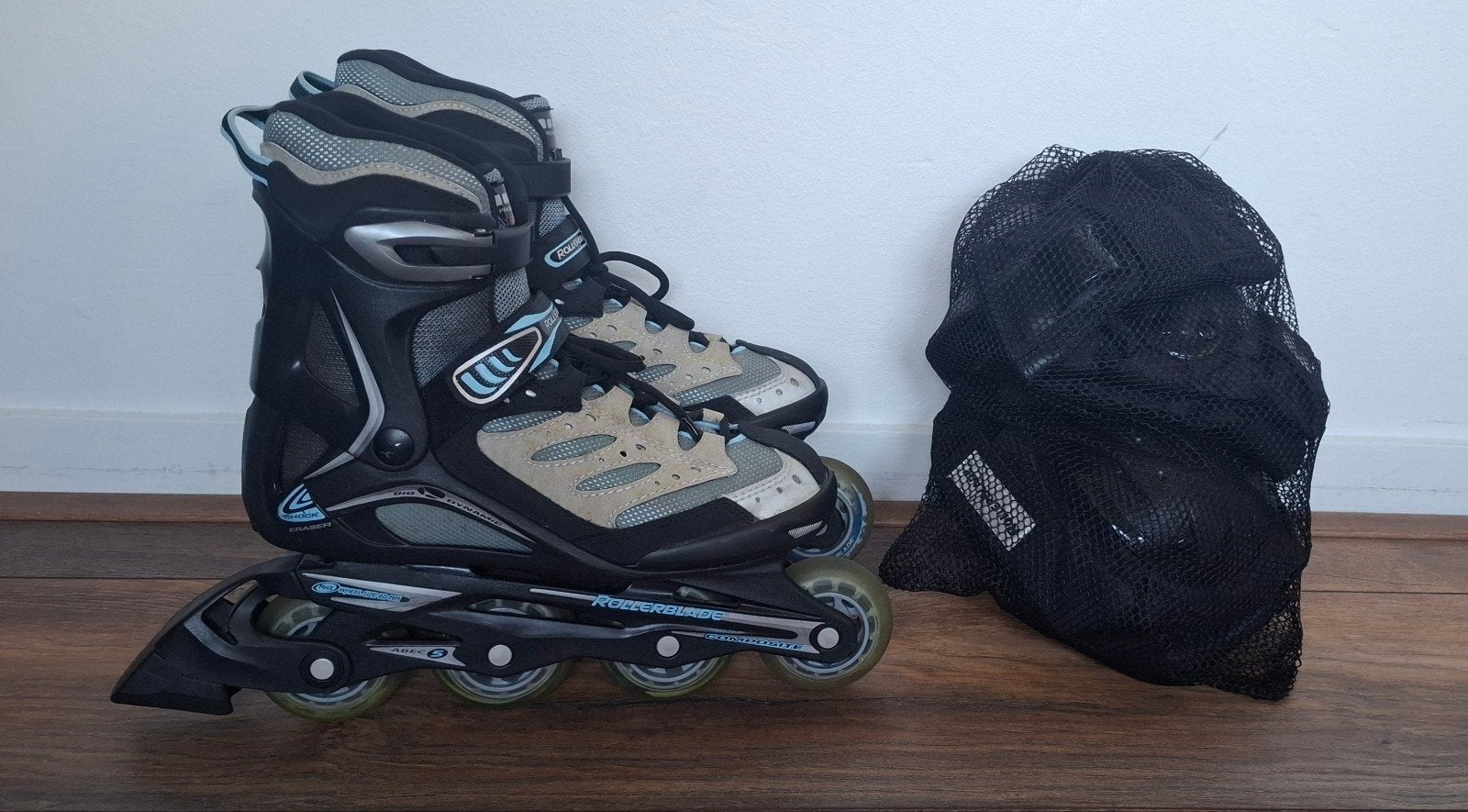 Rollerblade inline skates maat 40 met beschermset, Sport en Fitness, Overige merken, Overige typen, Ophalen of Verzenden, Zo goed als nieuw