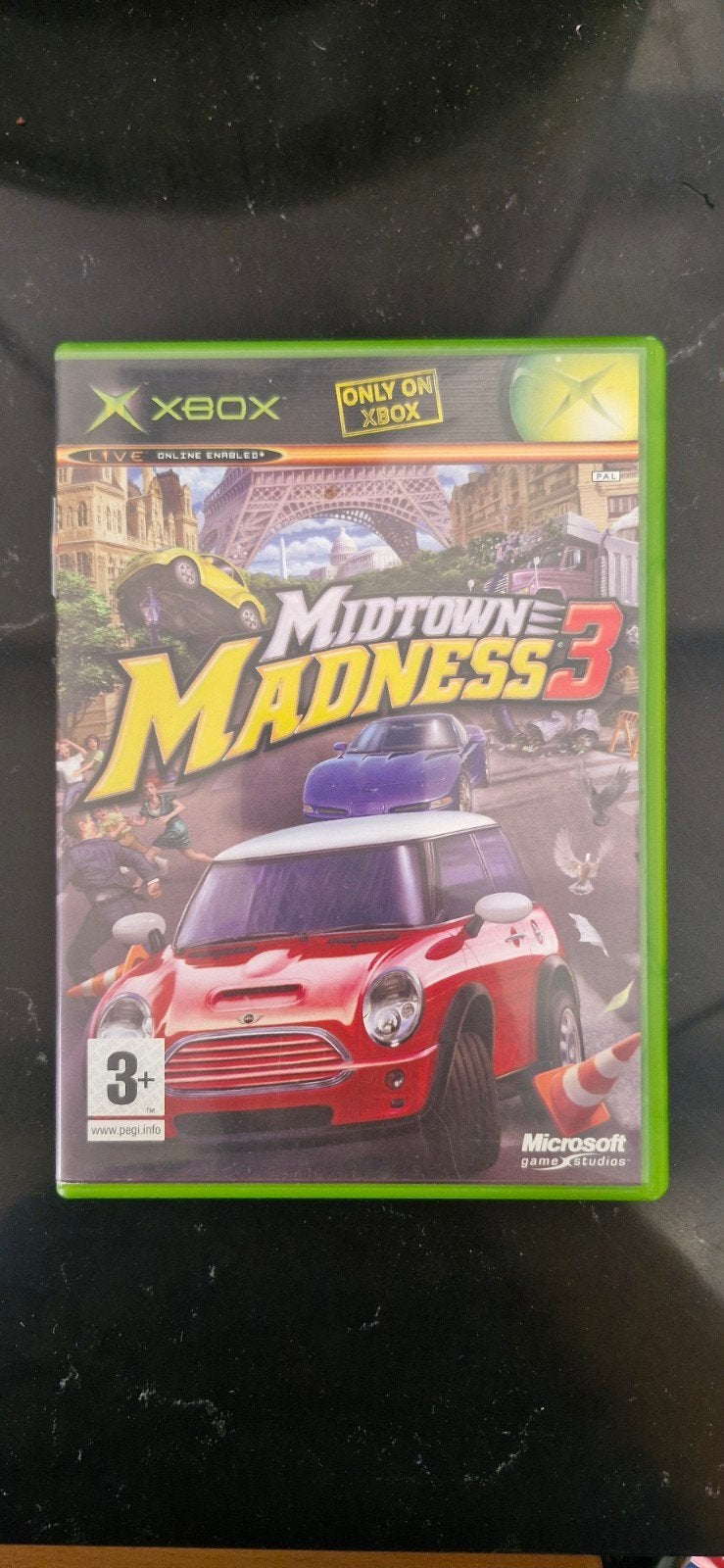 Midtown Madness 3 - Xbox (Origineel), Online, Gebruikt, 1 speler, Racen en Vliegen