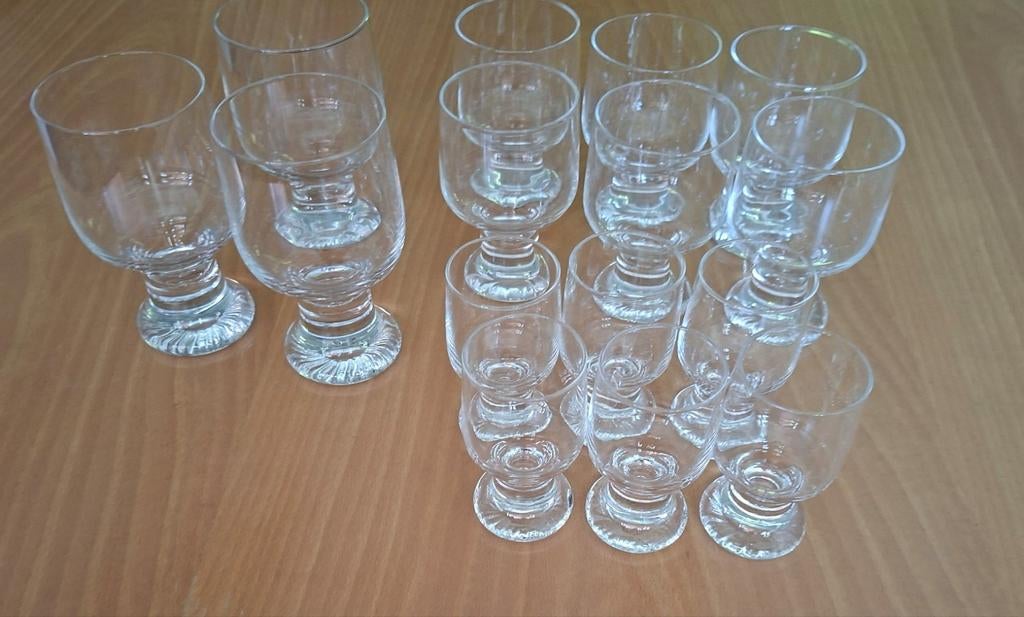 Kristallen Glazen Set - Diverse Maten, Antiek en Kunst, Ophalen