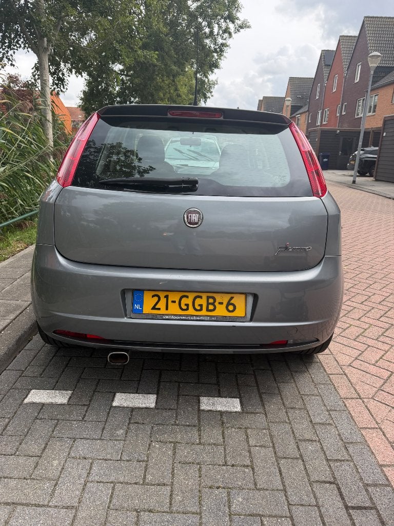 Fiat Punto 1.4 16V Turbo 5DR 2008 Grijs, Auto's, Voorwielaandrijving, 15 km/l, 1145 kg, 4 cilinders